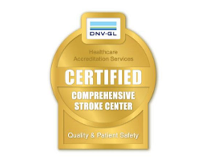 Stroke center certification award badge