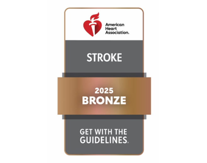 Stroke care award bronze recognition badge