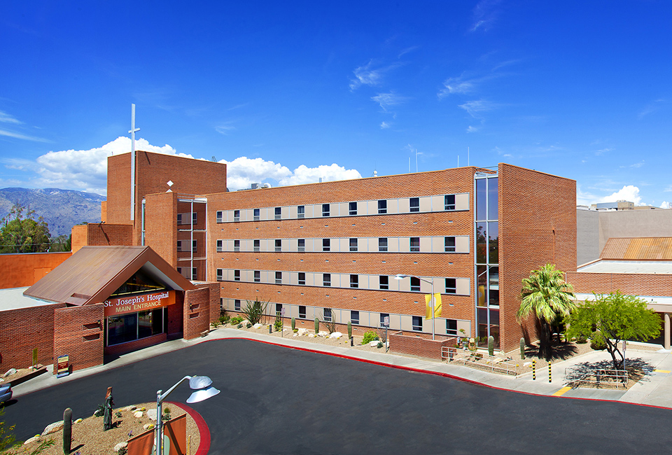 Exterior view of St. Joseph's Hospital